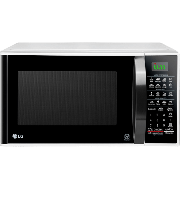 Microondas LG 30L Branco Ms3091bc Microondas LG 30L Branco Modelo Ms3091bc