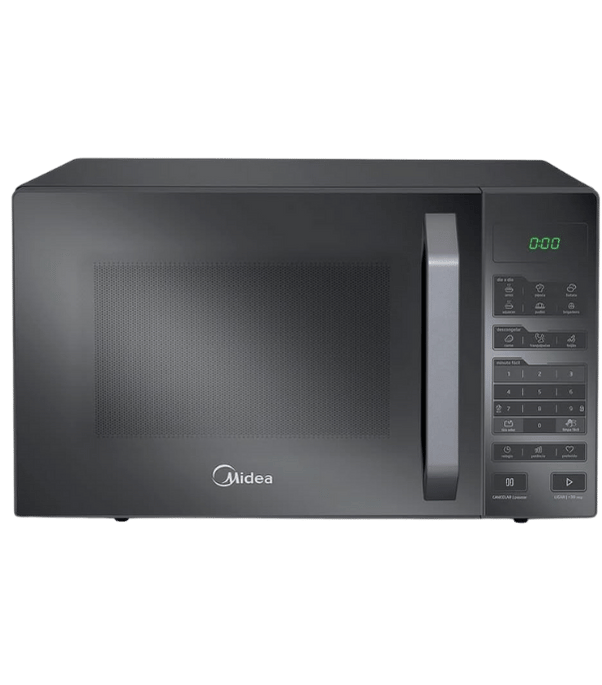 microondas-midea-27L-MXSA27S1 Melhor microondas Midea 27 litros espelhado