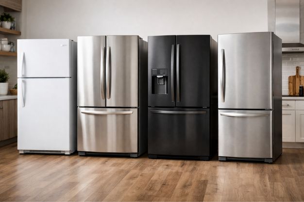 Melhor marca de geladeira em 2026 representada por diferentes modelos de geladeiras modernas em uma cozinha organizada.