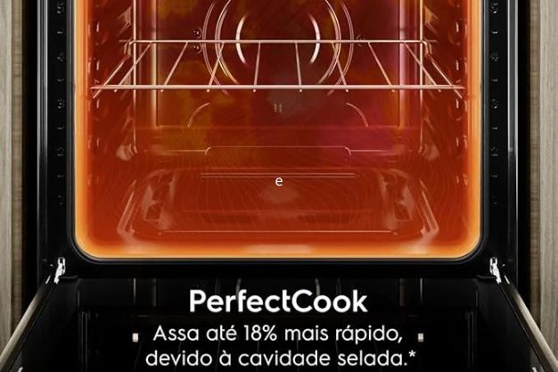 Forno de fogão com cavidade selada e revestimento interno PerfectCook