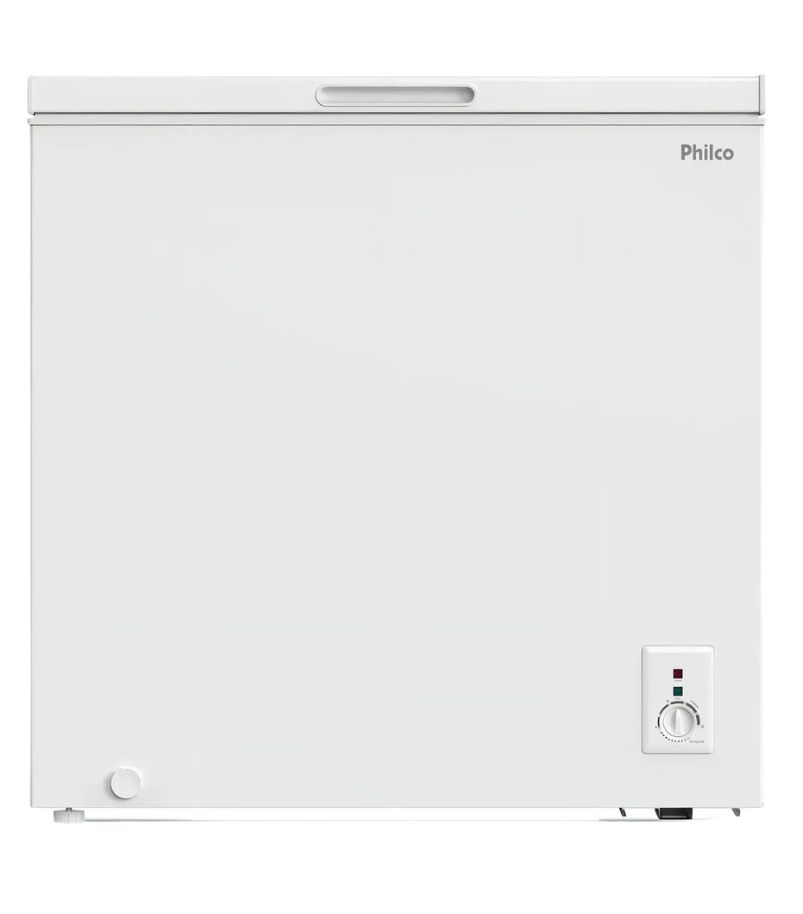 Freezer-Philco-Horizontal-Pfh205b-199l-Cor-Branco Freezer horizontal Philco branco com controle de temperatura frontal