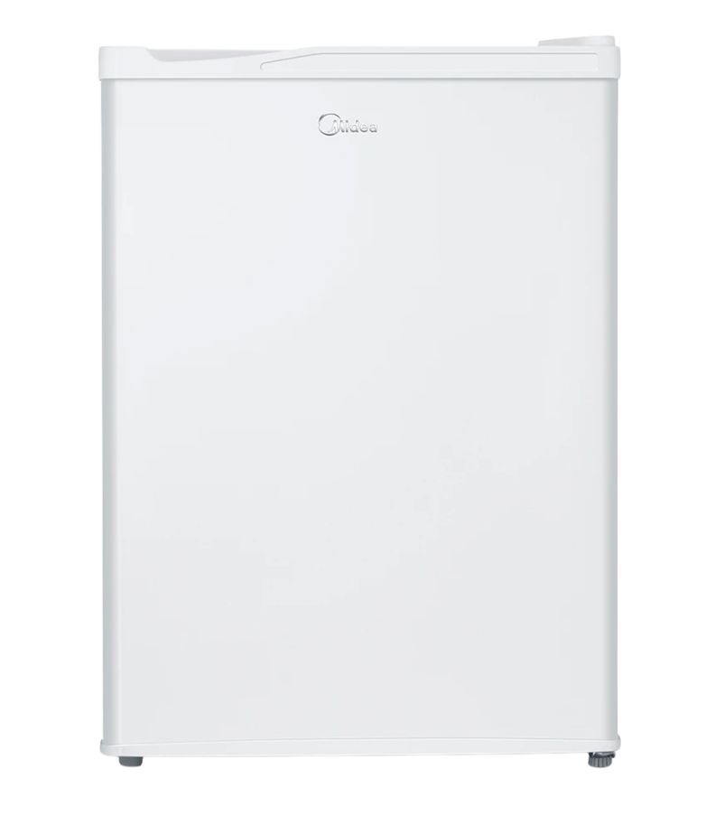 Frigobar-Midea-67L-MDRD108 Frigobar Midea 67 litros branco com porta frontal e controle superior