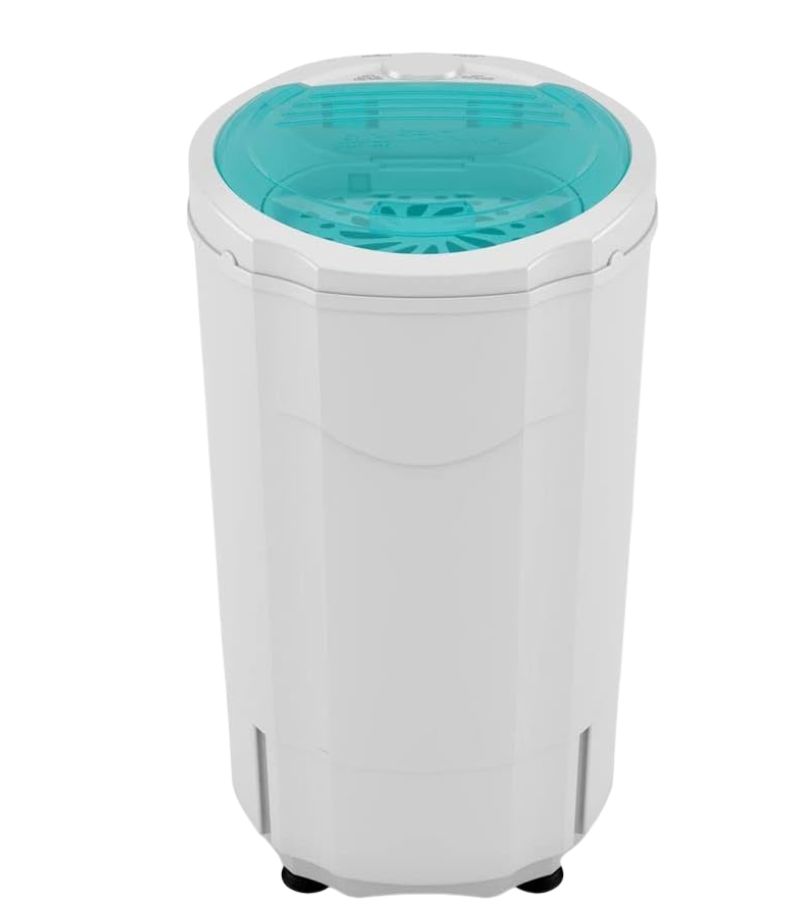 Centrífuga de roupas Britânia BCR15B branca com tampa superior azul