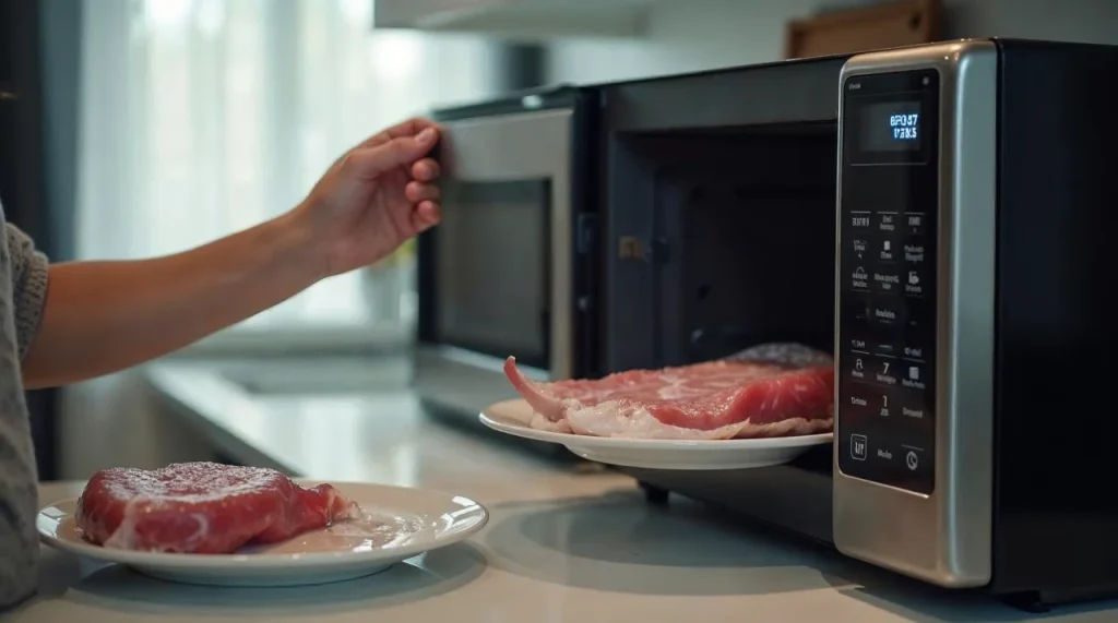 Função Descongelar Em Micro-Ondas