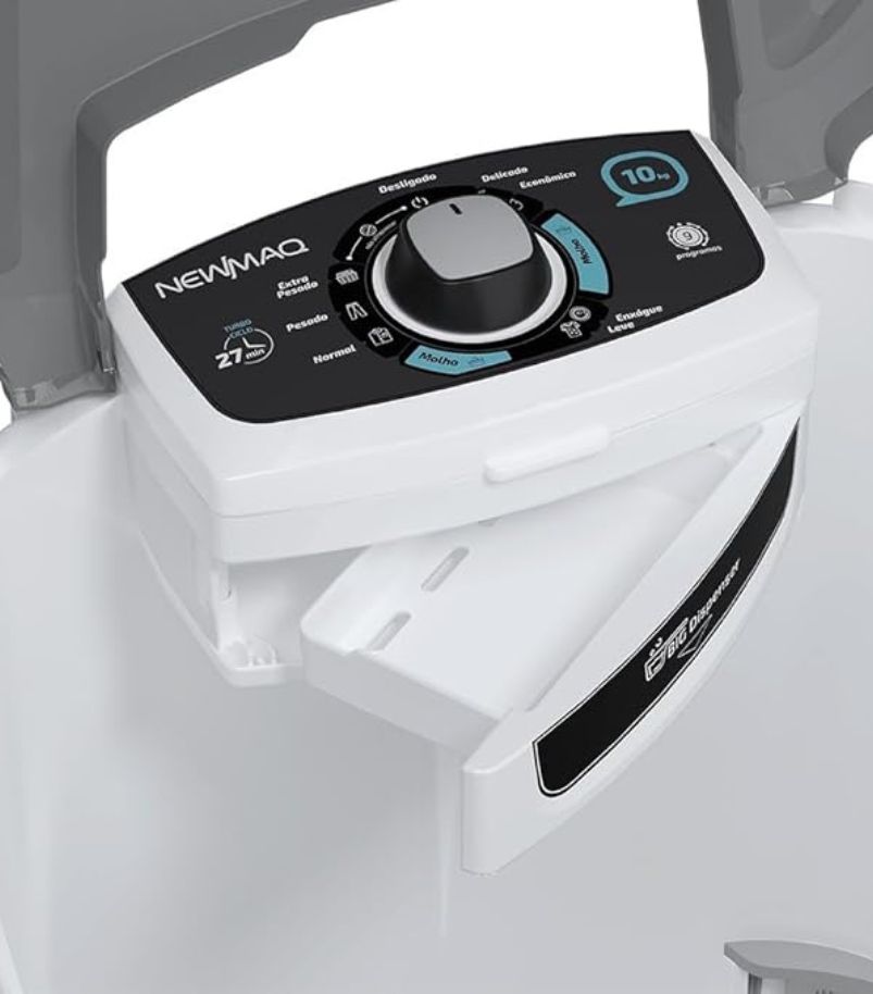 Painel de controle do tanquinho marca Newmaq 10kg